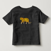 Silhouette Tiger Black and Orange