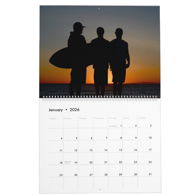 Silhouettes by Lorenzo Aguayo Calendar (Jan 2026)