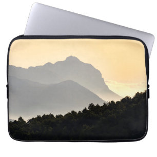 Silhouettes of Mountains Laptop Sleeve