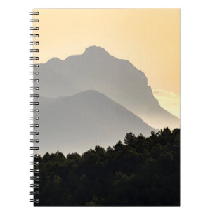 Silhouettes of Mountains Notebook