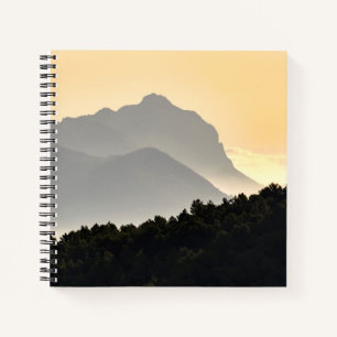 Silhouettes of Mountains Notebook
