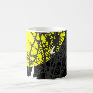 silhouscreen birds coffee mug