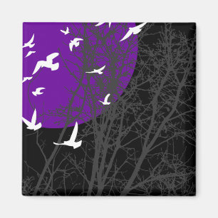silhouscreen birds magnet