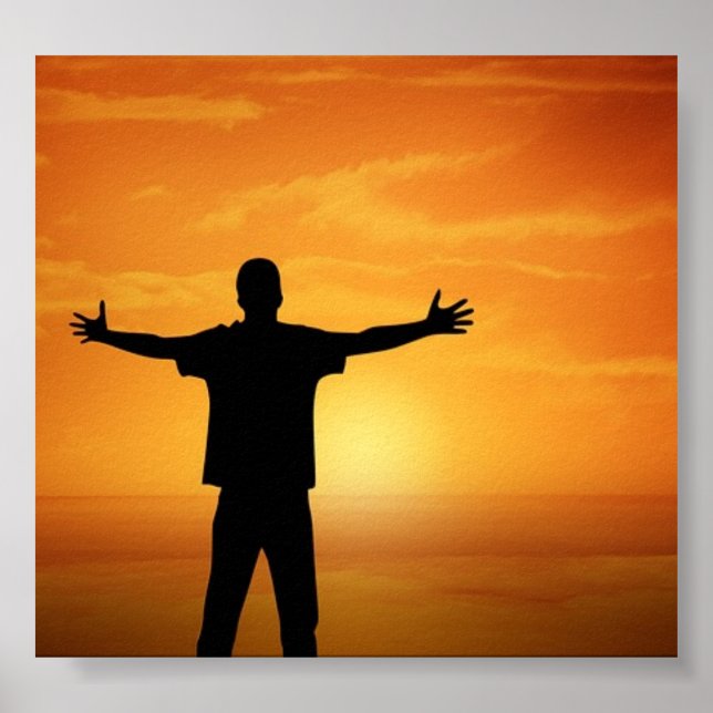 Silhueta Against o Sol Poster (Front)