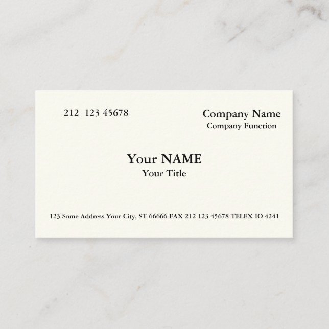 Silian Rail Bone Business Card (Front)