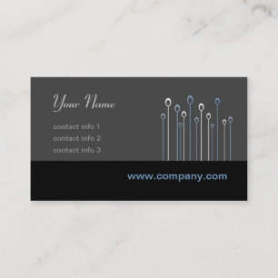 Silicon Valley Series - Black and Blue Business Card