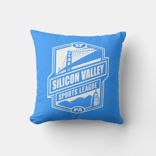 Silicon Valley Sports League Cushion (Front)
