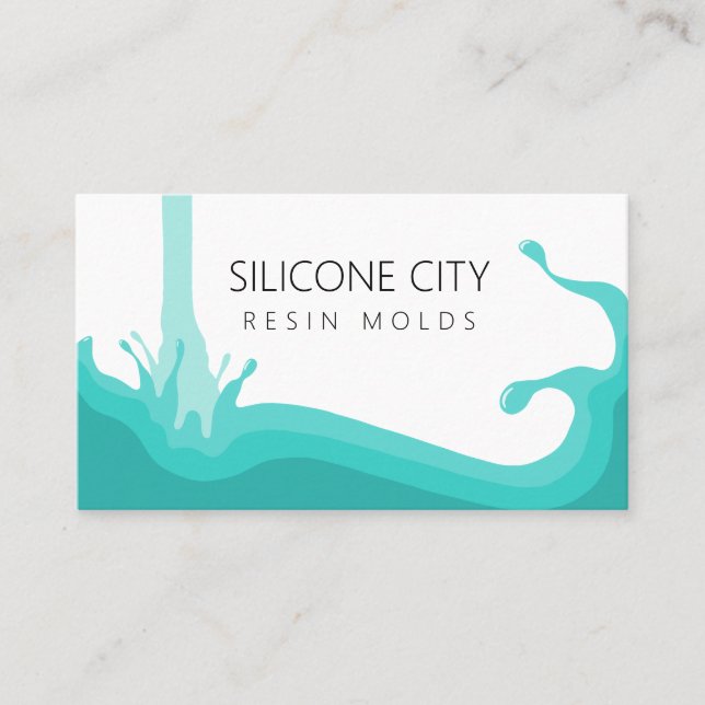 Silicone Casting Business Card (Front)