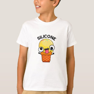 Silicone Funny Ice Cream Cone Pun  T-Shirt