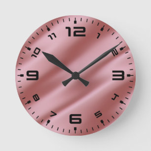 Silk Cloth Texture Background-15819 Round Clock