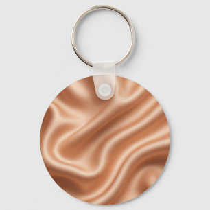Silk Fabric Texture Gold Background-97082 Key Ring