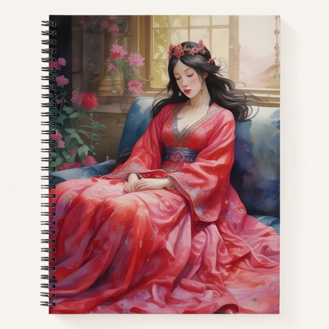 Silk Flower Notebook (Front)