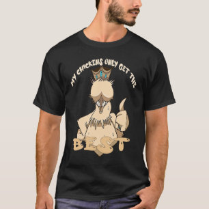 Silk hen mom and Chinese silk chicken and Silkie T-Shirt