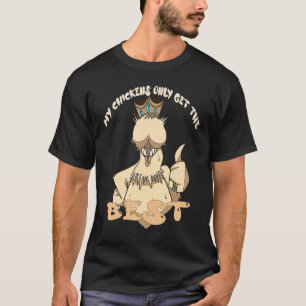 Silk hen mum and Chinese silk chicken and Silkie T-Shirt