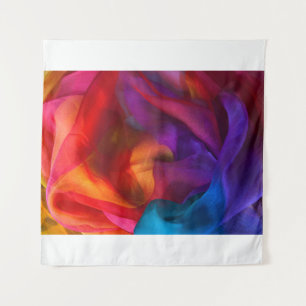Silk rainbow scarfbackground,color,abstract,fabric tapestry