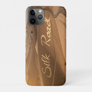 Silk Road Desert Landscape Typography Art iPhone 11 Pro Case