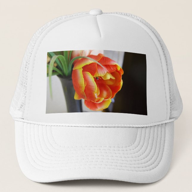 Silk Tulip Trucker Hat (Front)