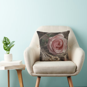 Silken Rose Cushion