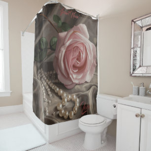 Silken Rose Shower Curtain