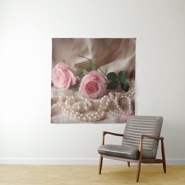 Silken Rose Tapestry (In Situ)