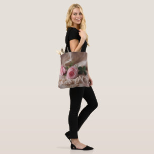 Silken Rose Tote Bag