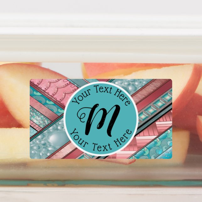 Silken Stripes Geometric - Custom Rectangle (Affixed)