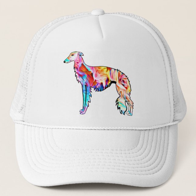 Silken Windhound Marbled Trucker Hat (Front)