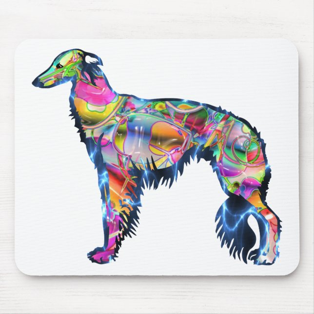 Silken Windhound Mouse Pad (Front)