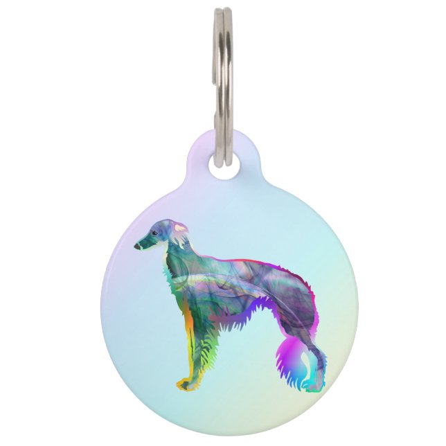 Silken Windhound Pet Tag (Front)