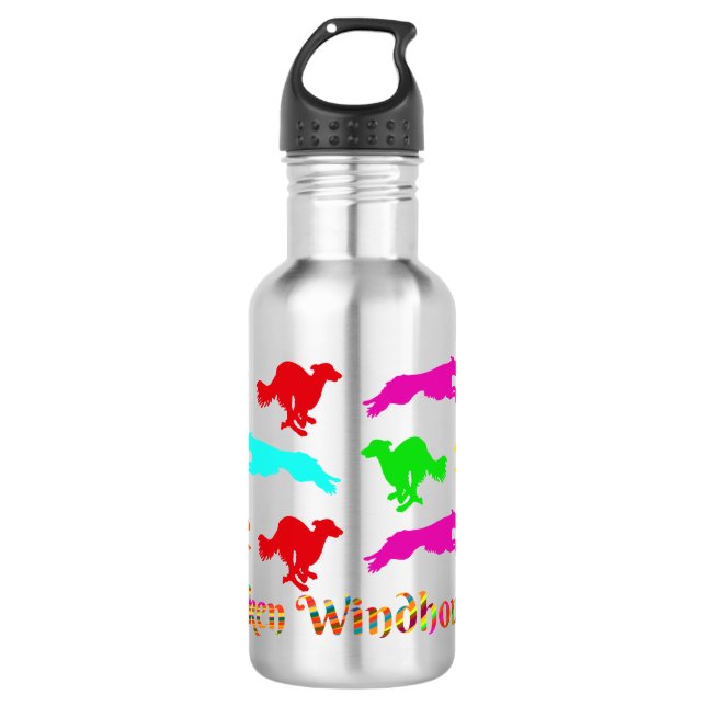 Silken Windhound Running  532 Ml Water Bottle (Front)