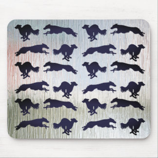 Silken Windhound Running Mouse Pad