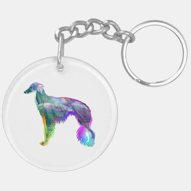 Silken Windhound - Wispy Silken Key Ring (Back Right)