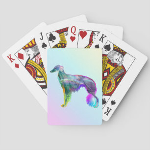 Silken Windhound - Wispy Silken Playing Cards