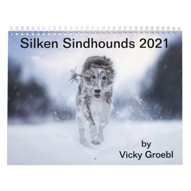 Silken Windhounds 2021 by Vicky Groebl - Adults 2 Calendar (Cover)