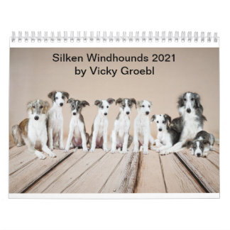 Silken Windhounds 2021 by Vicky Groebl - Puppies 2 Calendar