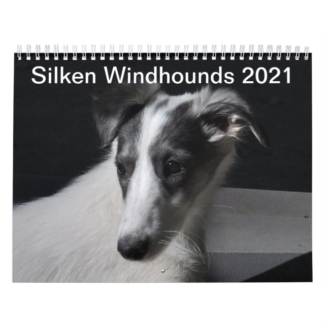 Silken Windhounds 2021 Puppies Calendar (Cover)