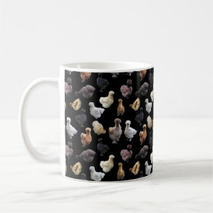 Silkie Bantam Chickens Coffee Mug