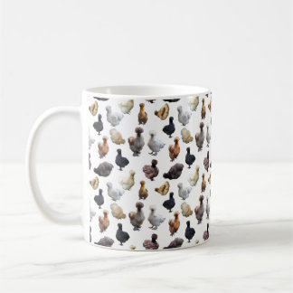 Silkie Bantam Chickens Coffee Mug