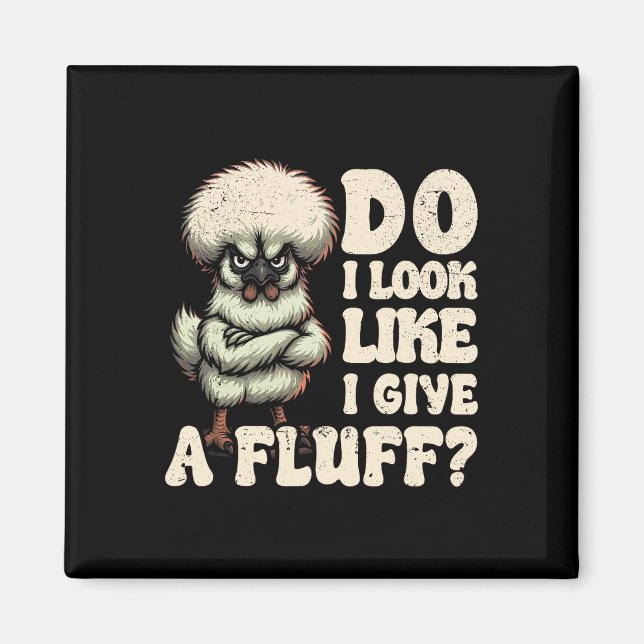 Silkie Chicken _1  Magnet (Front)