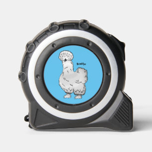 Silkie chicken cartoon illustration 1