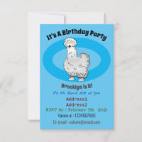 Silkie chicken cartoon illustration