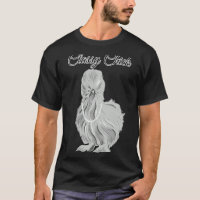 Silkie Chicken Classy Chick Wearing Pearl Necklace