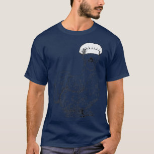 Silkie Chicken Farm Animal Chef Funny Cooking Cook T-Shirt