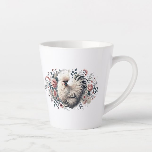 Silkie Chicken Latte/Tea Mug (Right)