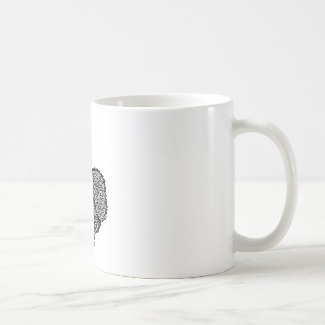 Silkie chicken mug (Right)