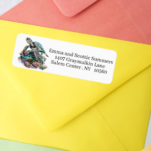Silkie Chicken Watercolor Return Address Label