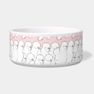 Silkie Chickens Pet Bowl