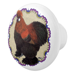 Silkie Circle Ceramic Knob