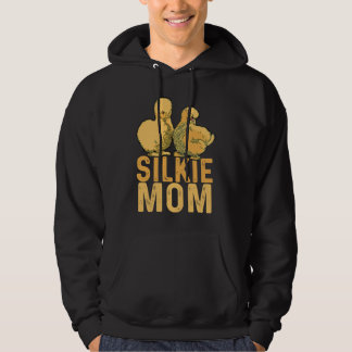 Silkie Mom Cute Silkie Chicken Hoodie