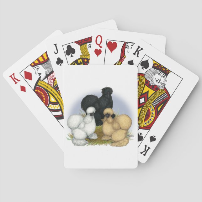Silkie Trio Playing Cards (Back)